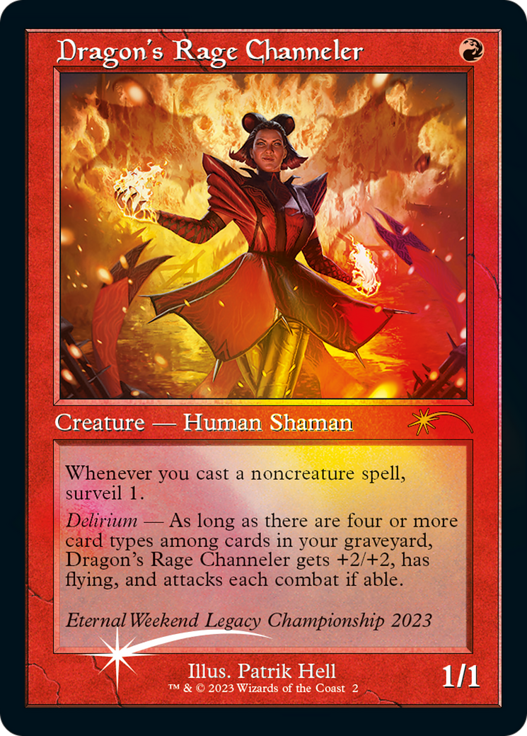 Dragon's Rage Channeler (Retro Frame) [MagicFest 2023] MTG Single Magic: The Gathering | Red Claw Gaming