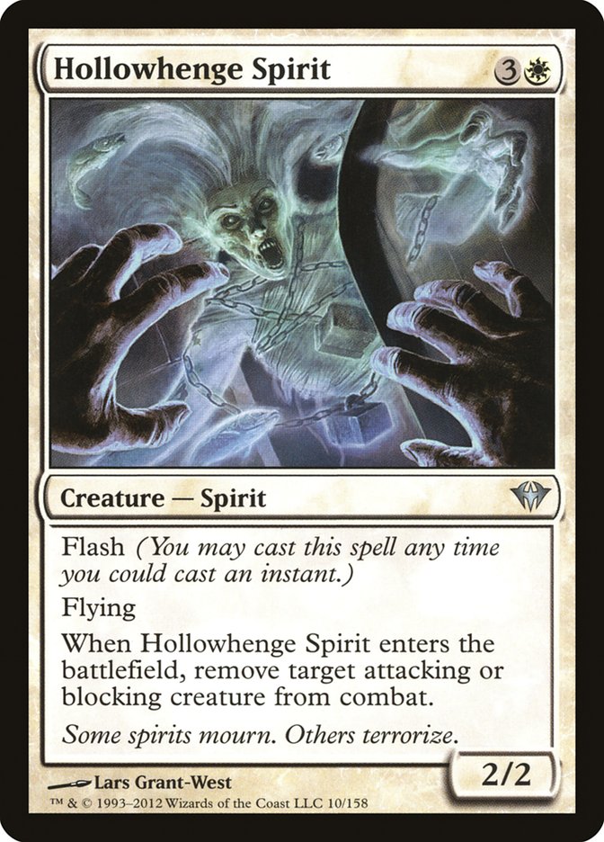 Hollowhenge Spirit [Dark Ascension] MTG Single Magic: The Gathering | Red Claw Gaming