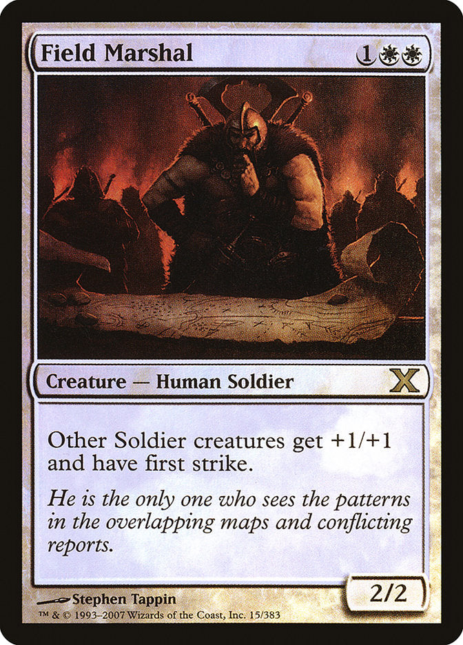 Field Marshal (Premium Foil) [Tenth Edition] MTG Single Magic: The Gathering | Red Claw Gaming