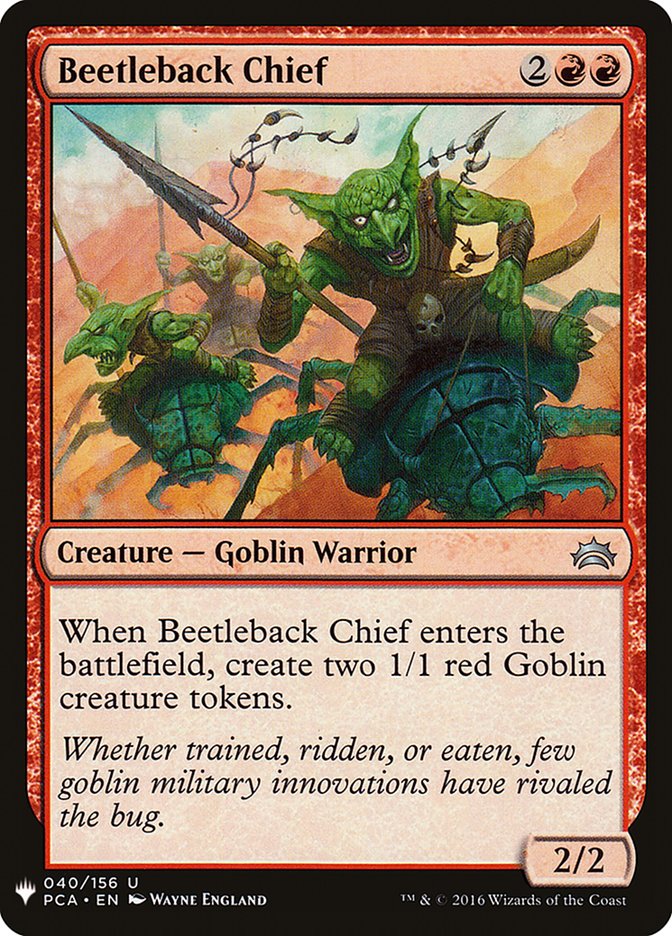 Beetleback Chief [Mystery Booster] MTG Single Magic: The Gathering | Red Claw Gaming