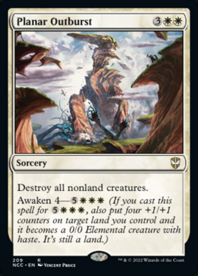 Planar Outburst [Streets of New Capenna Commander] MTG Single Magic: The Gathering | Red Claw Gaming
