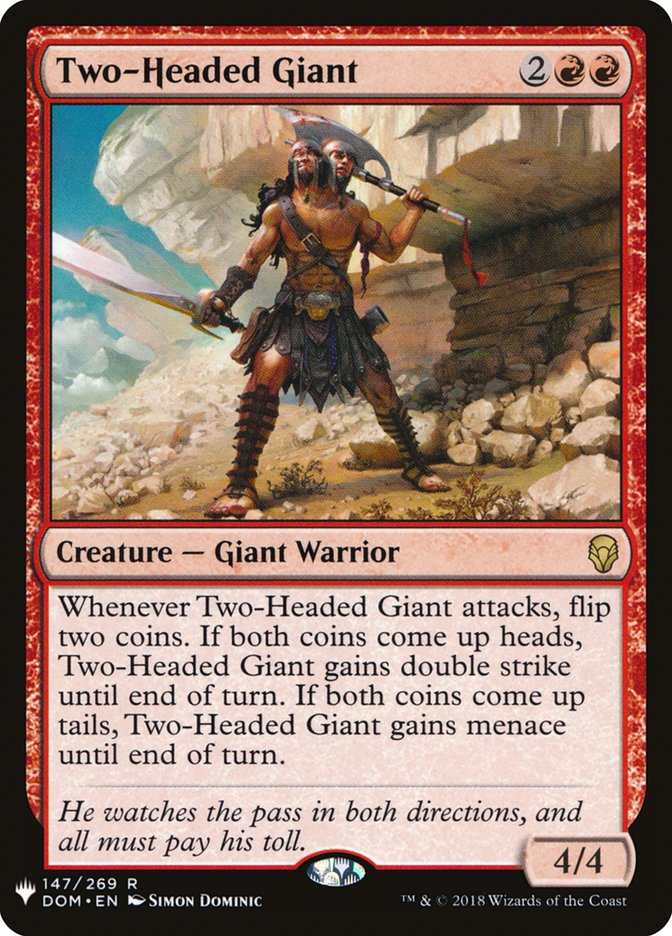 Two-Headed Giant [Mystery Booster] MTG Single Magic: The Gathering | Red Claw Gaming