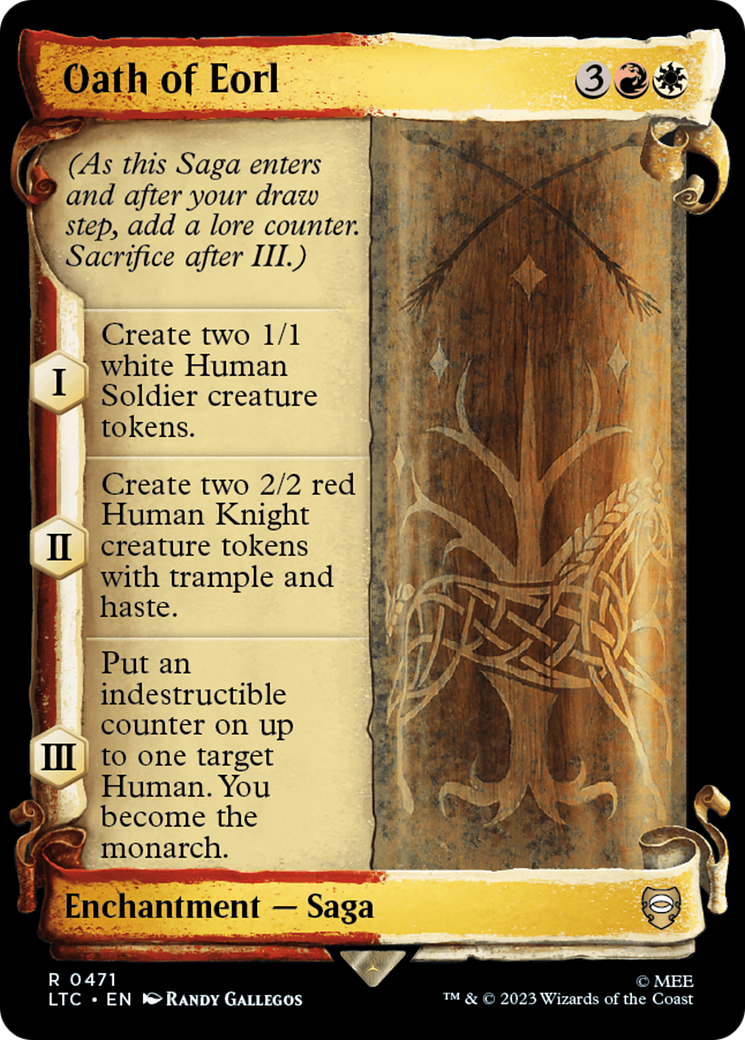 Oath of Eorl [The Lord of the Rings: Tales of Middle-Earth Commander Showcase Scrolls] MTG Single Magic: The Gathering | Red Claw Gaming
