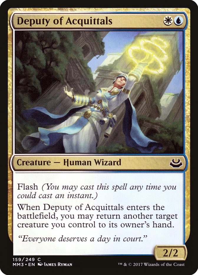 Deputy of Acquittals [Modern Masters 2017] MTG Single Magic: The Gathering | Red Claw Gaming