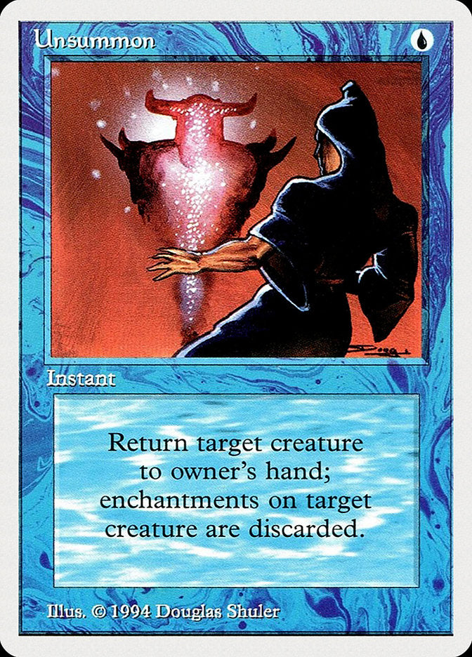 Unsummon [Summer Magic / Edgar] MTG Single Magic: The Gathering | Red Claw Gaming