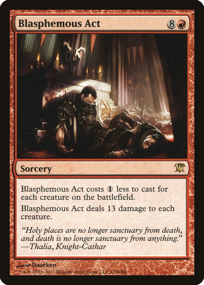 Blasphemous Act [Innistrad] MTG Single Magic: The Gathering | Red Claw Gaming