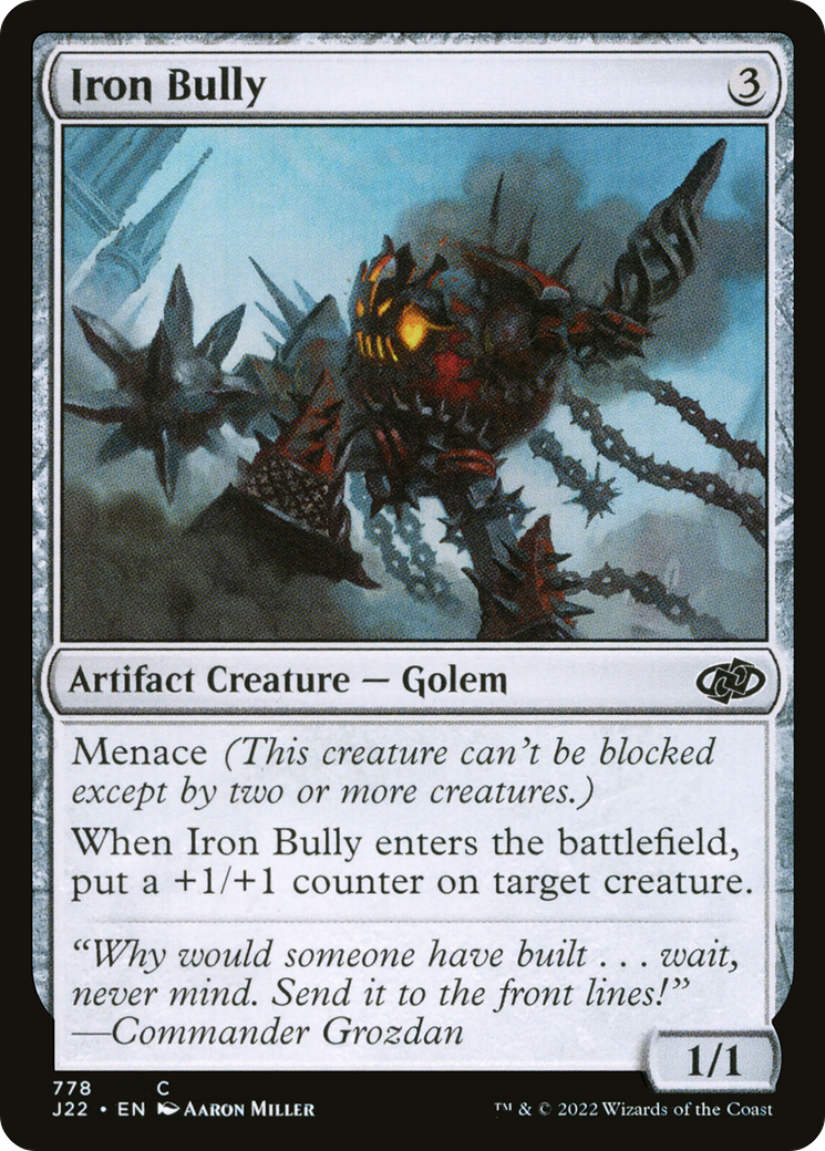 Iron Bully [Jumpstart 2022] MTG Single Magic: The Gathering | Red Claw Gaming