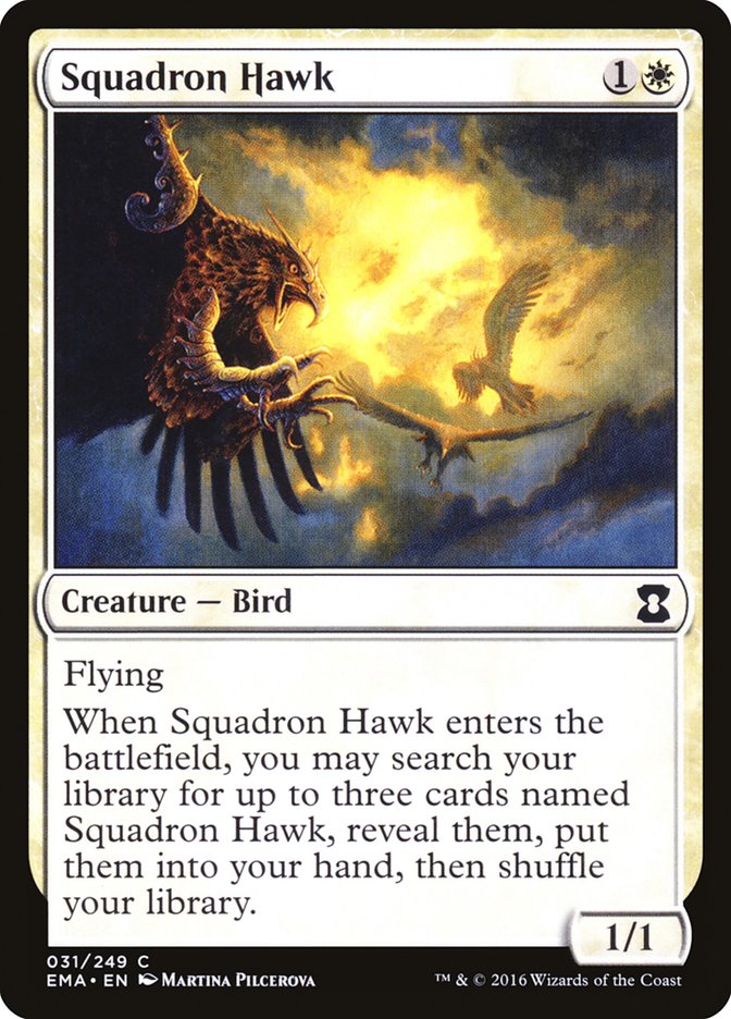 Squadron Hawk [Eternal Masters] MTG Single Magic: The Gathering | Red Claw Gaming