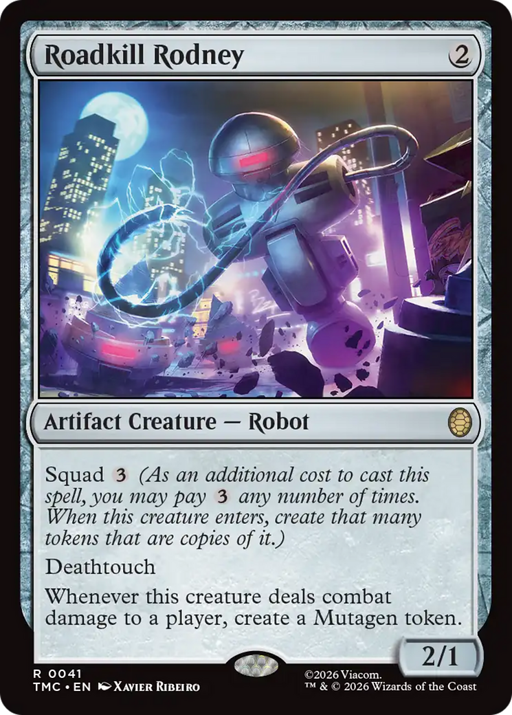 Roadkill Rodney [Teenage Mutant Ninja Turtles Commander] MTG Single Magic: The Gathering | Red Claw Gaming