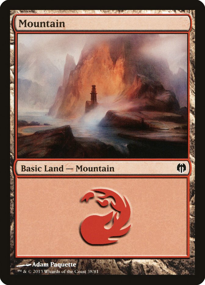 Mountain (38) [Duel Decks: Heroes vs. Monsters] MTG Single Magic: The Gathering    | Red Claw Gaming