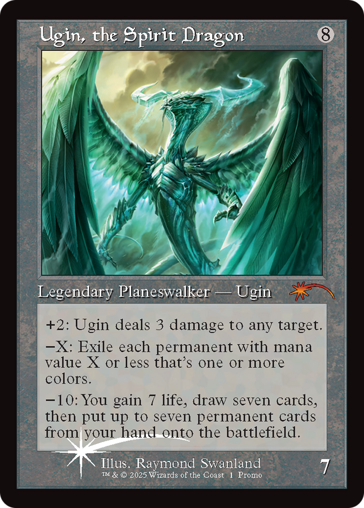 Ugin, the Spirit Dragon (Retro Frame) [Secret Lair Drop Series] MTG Single Magic: The Gathering | Red Claw Gaming