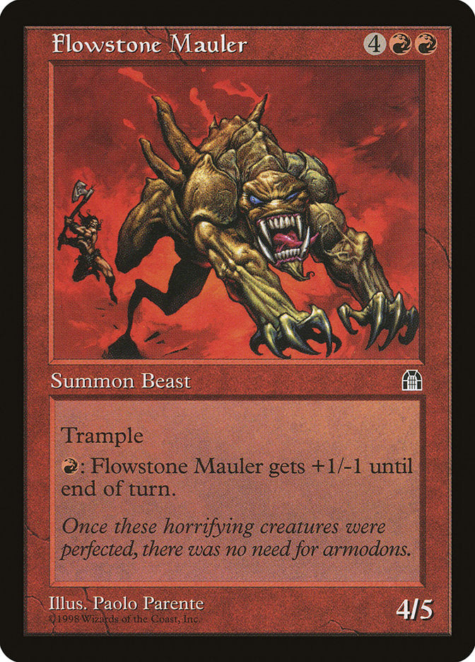Flowstone Mauler [Stronghold] MTG Single Magic: The Gathering | Red Claw Gaming