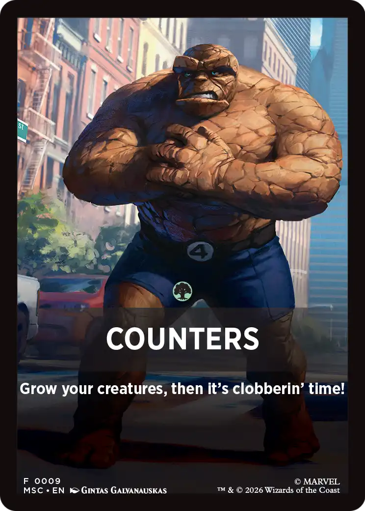 Counters Theme Card [Marvel Super Heroes Commander] | Red Claw Gaming