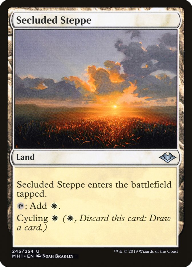 Secluded Steppe [Modern Horizons] MTG Single Magic: The Gathering    | Red Claw Gaming