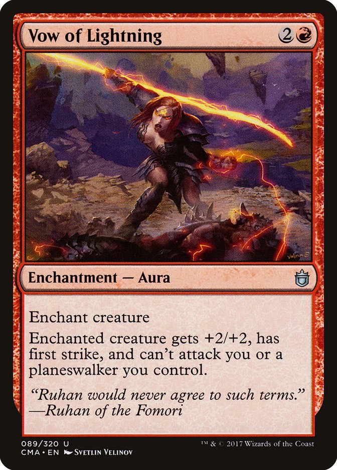 Vow of Lightning [Commander Anthology] MTG Single Magic: The Gathering | Red Claw Gaming