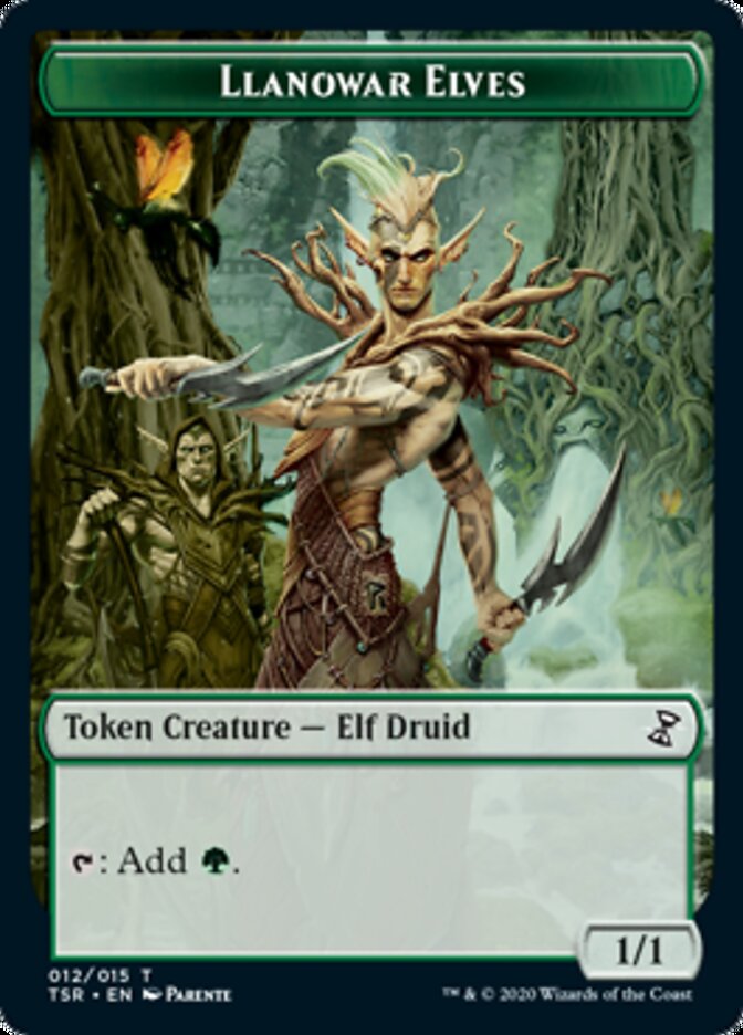 Llanowar Elves Token [Time Spiral Remastered Tokens] MTG Single Magic: The Gathering | Red Claw Gaming