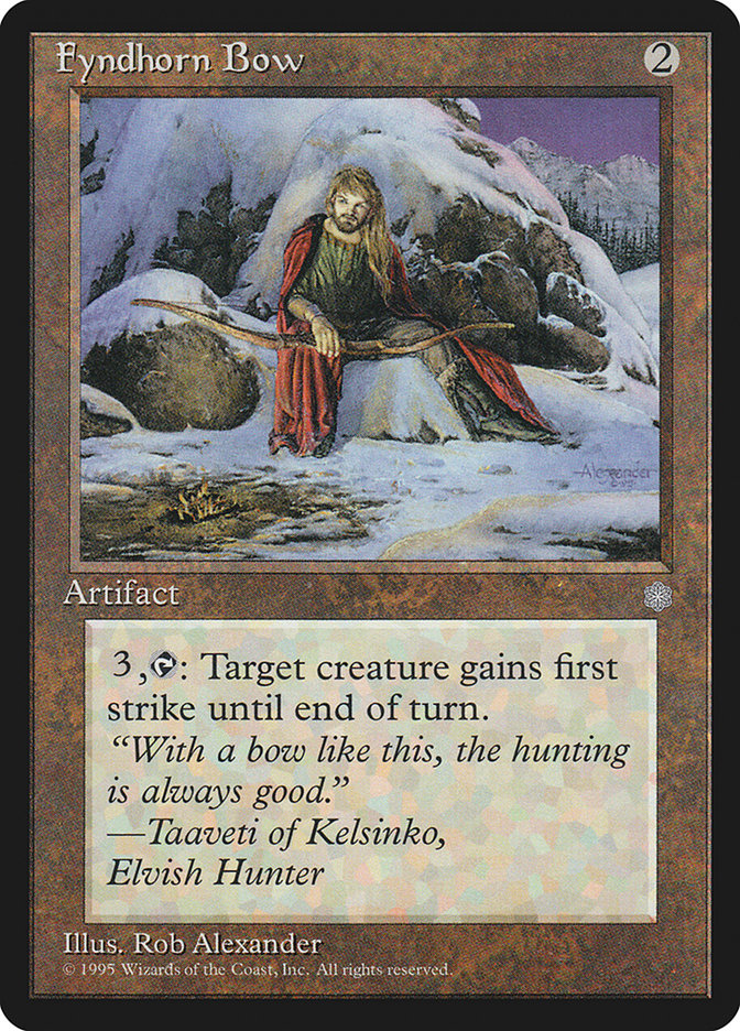 Fyndhorn Bow [Ice Age] MTG Single Magic: The Gathering | Red Claw Gaming