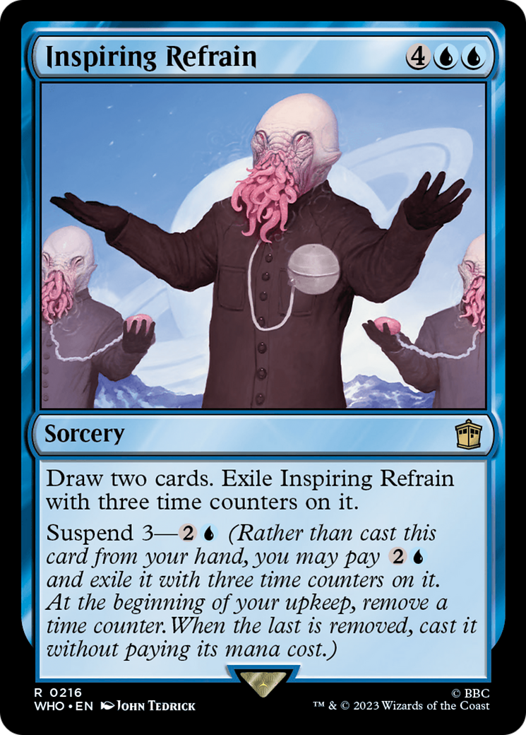 Inspiring Refrain [Doctor Who] MTG Single Magic: The Gathering | Red Claw Gaming