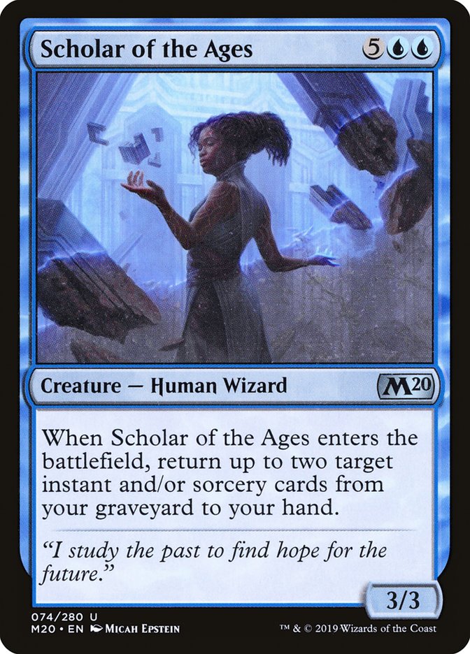 Scholar of the Ages [Core Set 2020] MTG Single Magic: The Gathering | Red Claw Gaming