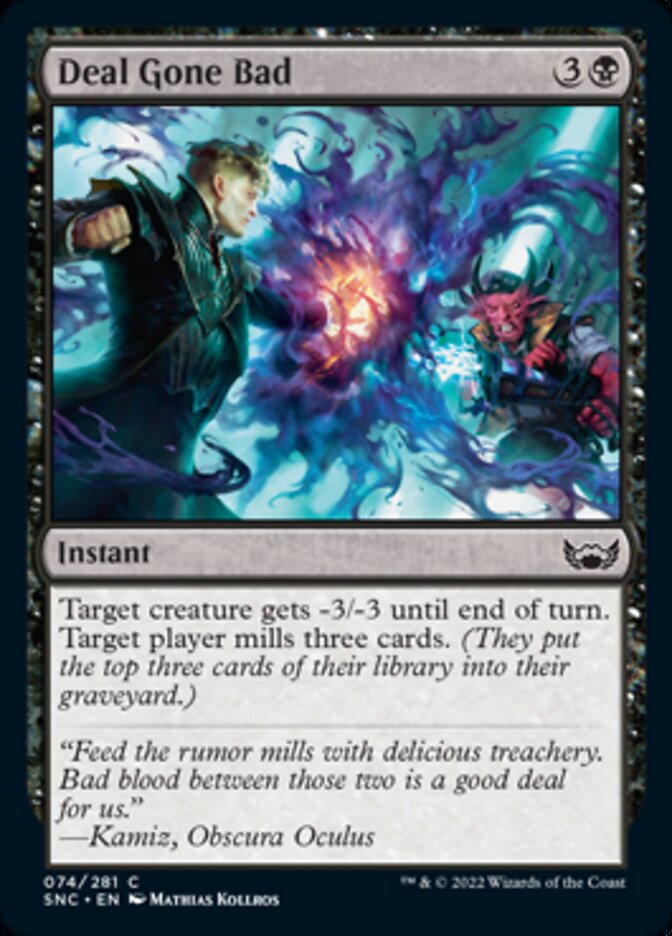 Deal Gone Bad [Streets of New Capenna] MTG Single Magic: The Gathering | Red Claw Gaming