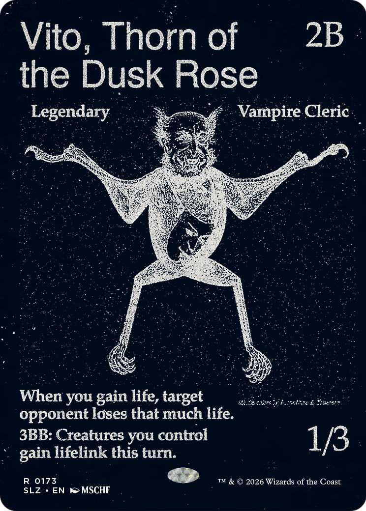 Vito, Thorn of the Dusk Rose (0173) [Secret Lair x MSCHF: The Zeta Set] | Red Claw Gaming