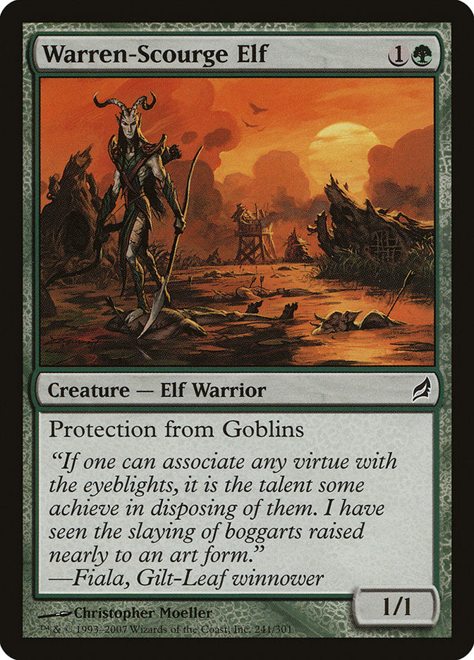 Warren-Scourge Elf [Lorwyn] MTG Single Magic: The Gathering | Red Claw Gaming