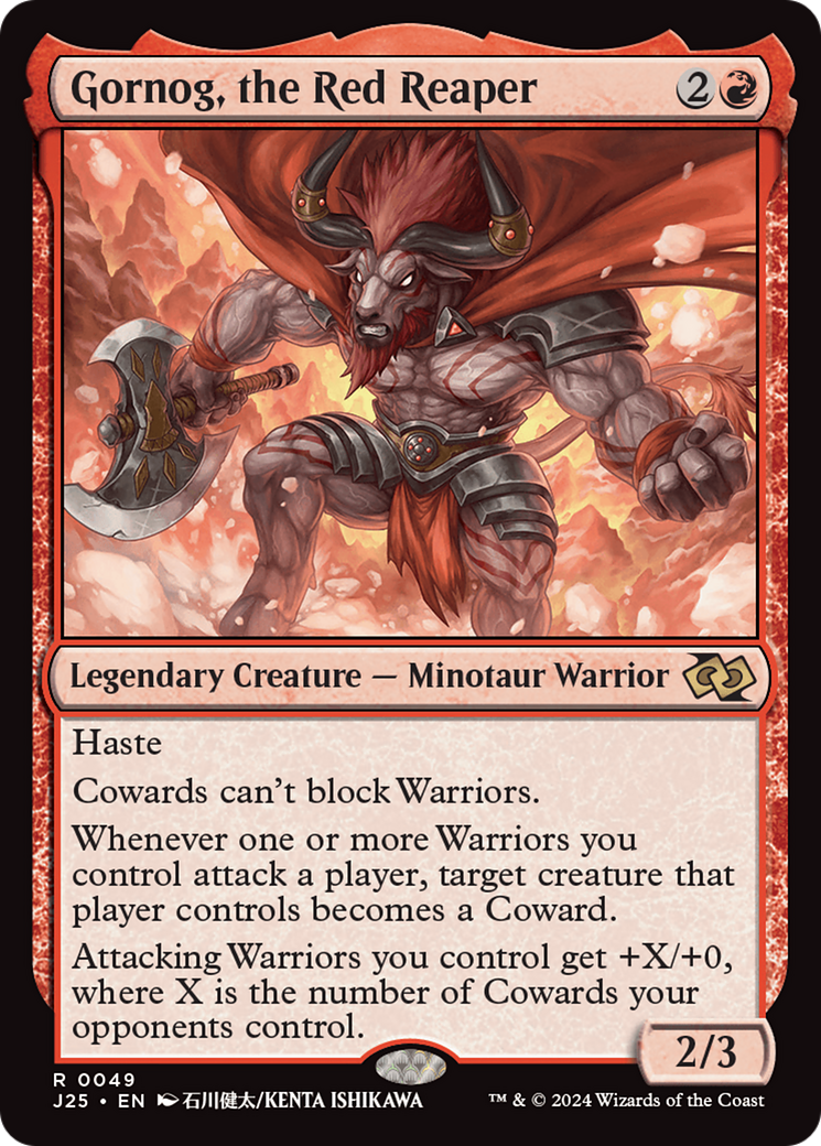 Gornog, the Red Reaper (Anime) [Foundations Jumpstart] MTG Single Magic: The Gathering | Red Claw Gaming
