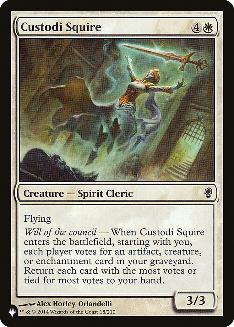 Custodi Squire [The List] MTG Single Magic: The Gathering | Red Claw Gaming