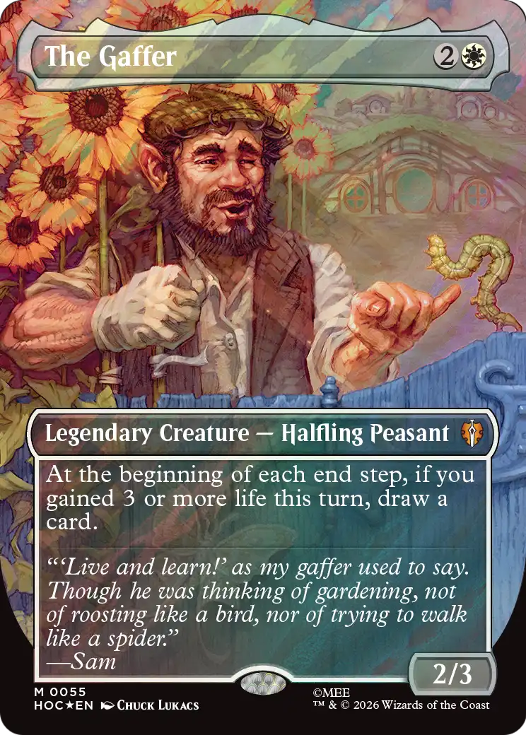 The Gaffer (Borderless) (Surge Foil) [The Hobbit] | Red Claw Gaming