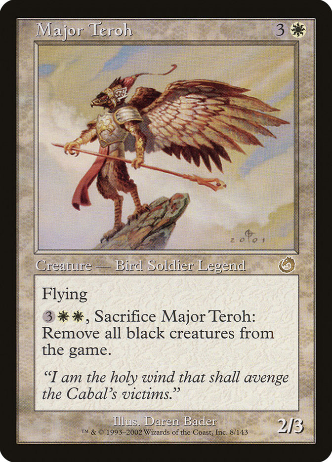 Major Teroh [Torment] MTG Single Magic: The Gathering | Red Claw Gaming