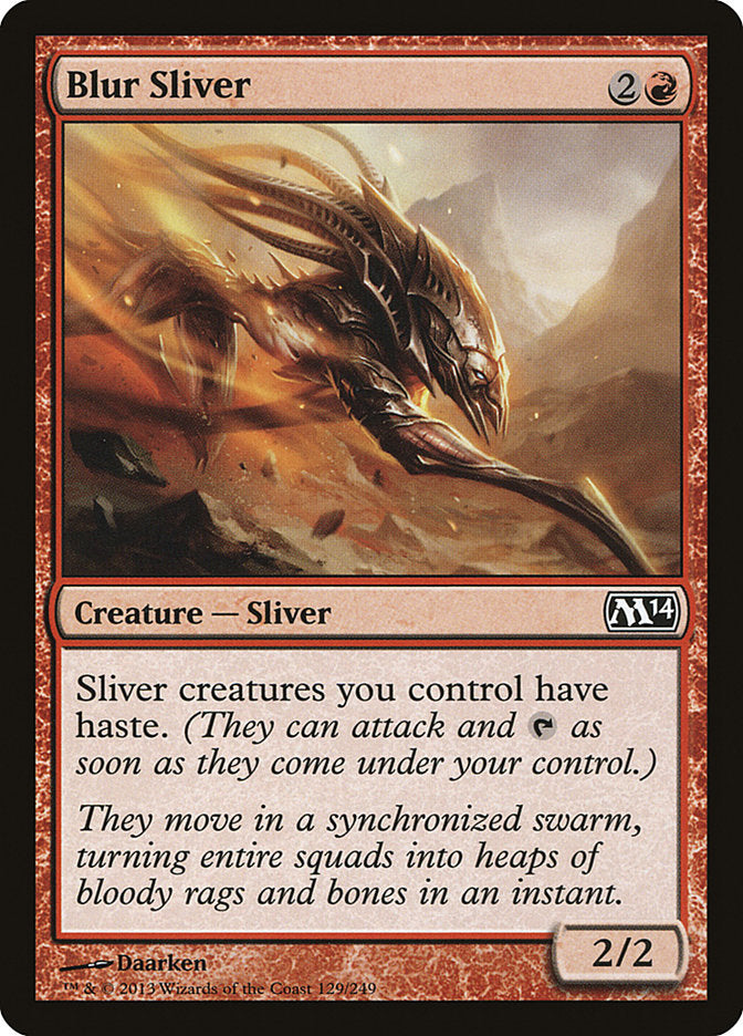 Blur Sliver [Magic 2014] MTG Single Magic: The Gathering | Red Claw Gaming