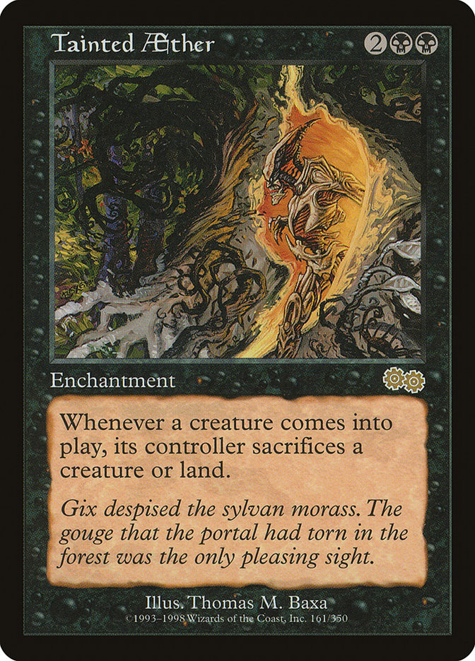 Tainted Aether [Urza's Saga] MTG Single Magic: The Gathering | Red Claw Gaming