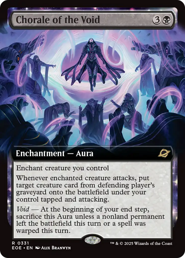 Chorale of the Void (Extended Art) [Edge of Eternities] MTG Single Magic: The Gathering | Red Claw Gaming