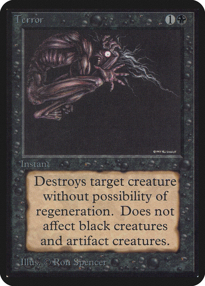 Terror [Alpha Edition] MTG Single Magic: The Gathering | Red Claw Gaming