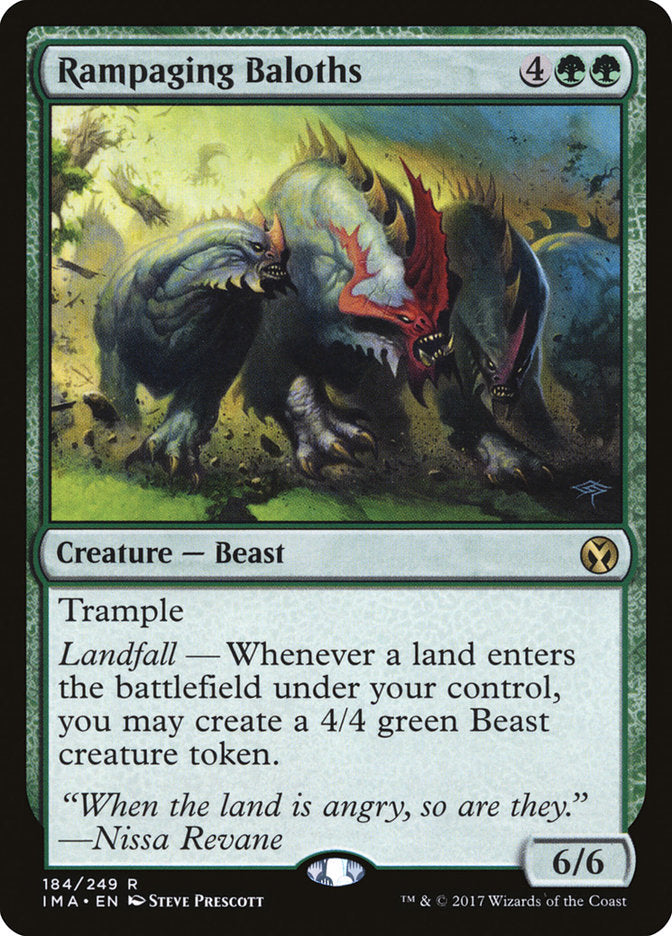 Rampaging Baloths [Iconic Masters] MTG Single Magic: The Gathering | Red Claw Gaming