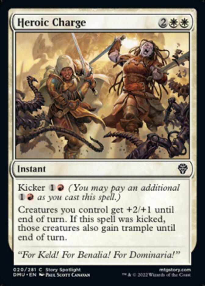 Heroic Charge [Dominaria United] MTG Single Magic: The Gathering | Red Claw Gaming