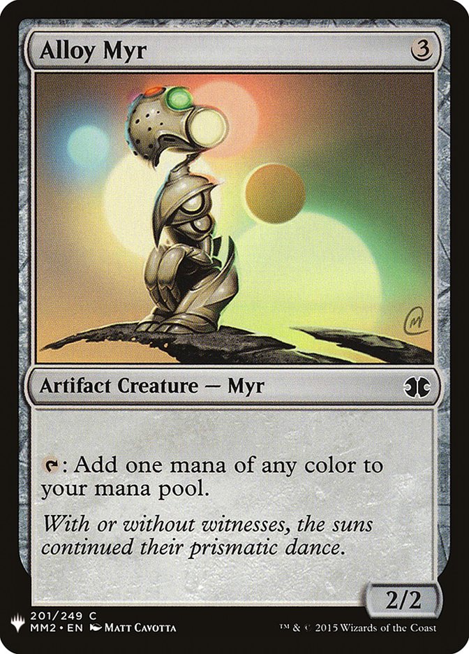 Alloy Myr [Mystery Booster] MTG Single Magic: The Gathering | Red Claw Gaming