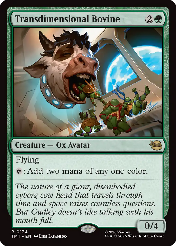 Transdimensional Bovine [Teenage Mutant Ninja Turtles] MTG Single Magic: The Gathering | Red Claw Gaming