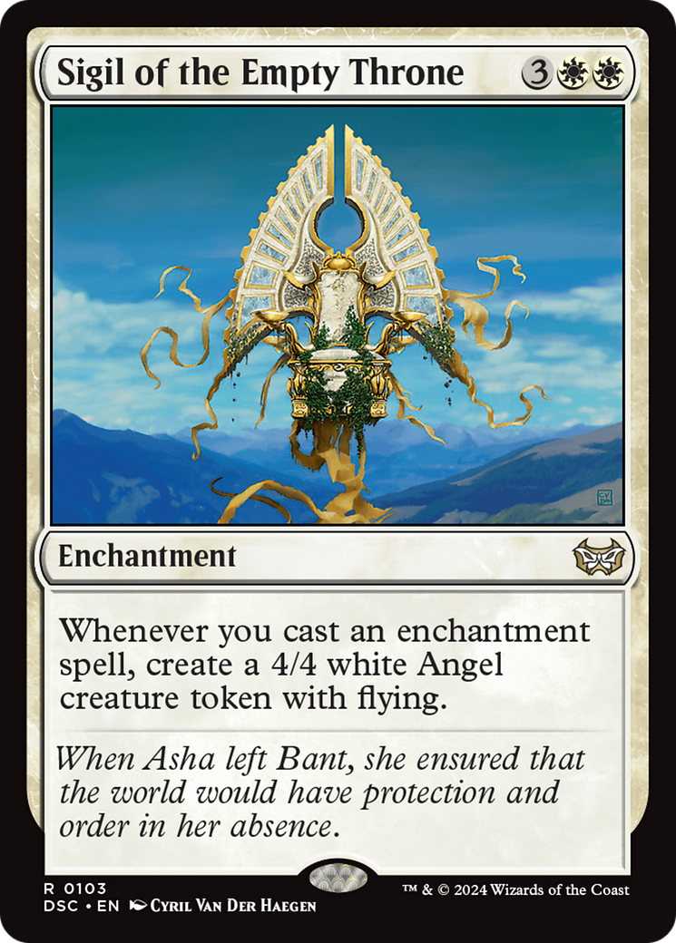 Sigil of the Empty Throne [Duskmourn: House of Horror Commander] MTG Single Magic: The Gathering | Red Claw Gaming