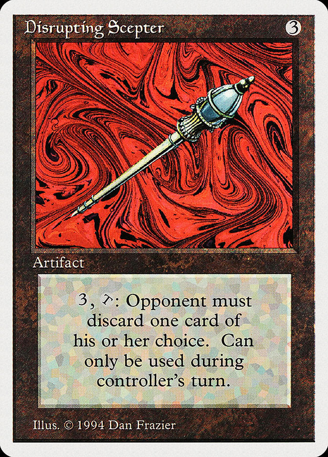 Disrupting Scepter [Summer Magic / Edgar] MTG Single Magic: The Gathering | Red Claw Gaming