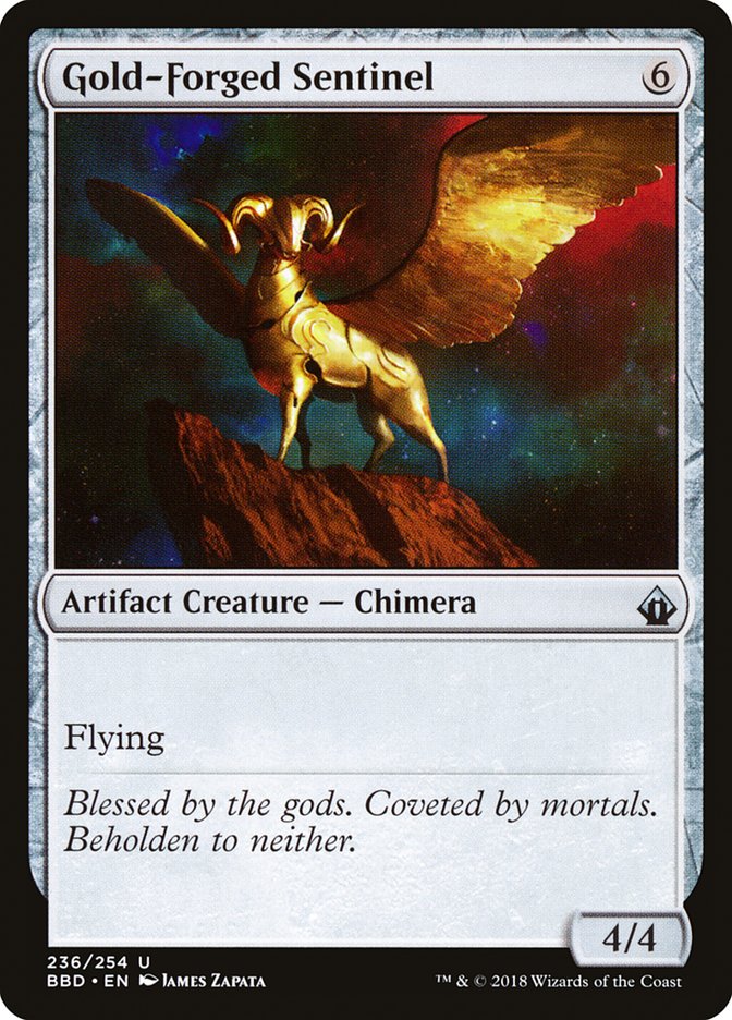 Gold-Forged Sentinel [Battlebond] MTG Single Magic: The Gathering | Red Claw Gaming