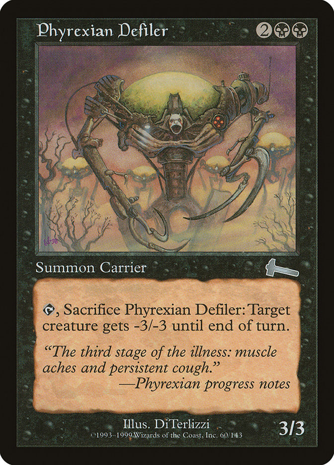 Phyrexian Defiler [Urza's Legacy] MTG Single Magic: The Gathering | Red Claw Gaming