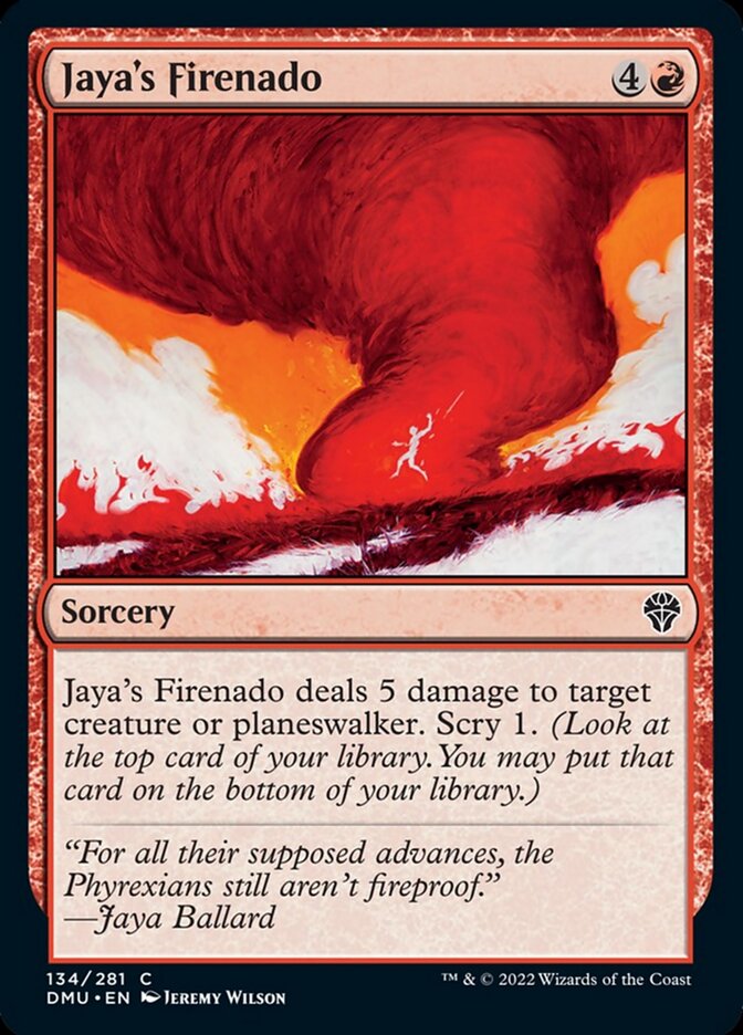 Jaya's Firenado [Dominaria United] MTG Single Magic: The Gathering | Red Claw Gaming