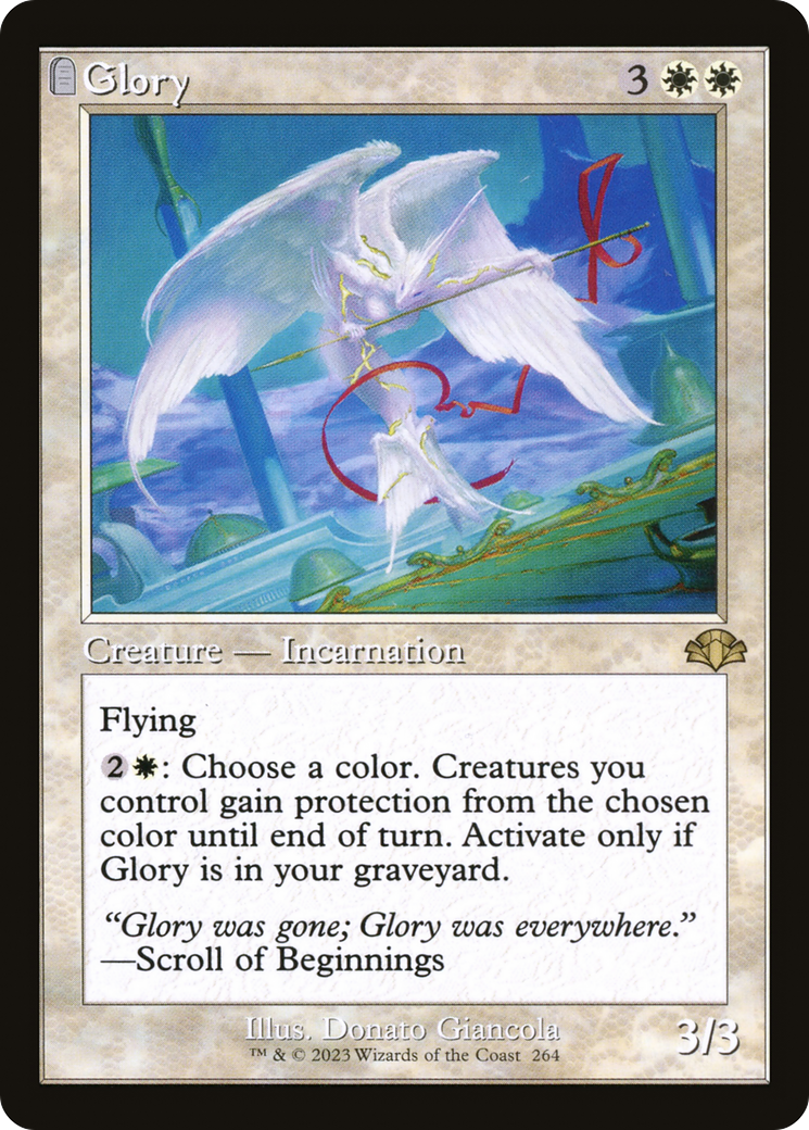 Glory (Retro) [Dominaria Remastered] MTG Single Magic: The Gathering | Red Claw Gaming