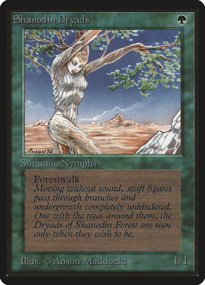Shanodin Dryads [Beta Edition] MTG Single Magic: The Gathering | Red Claw Gaming