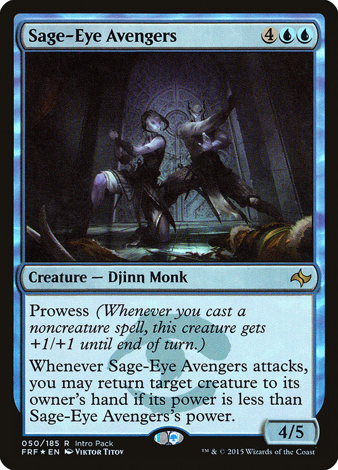Sage-Eye Avengers (Intro Pack) [Fate Reforged Promos] MTG Single Magic: The Gathering | Red Claw Gaming