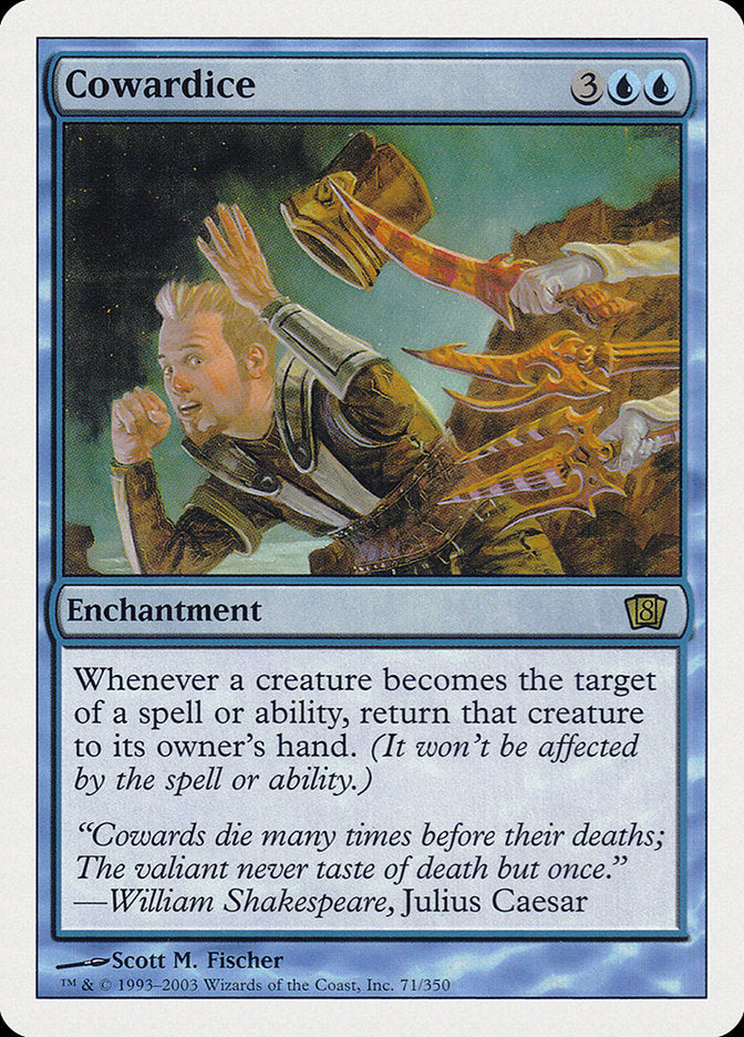 Cowardice [Eighth Edition] MTG Single Magic: The Gathering | Red Claw Gaming