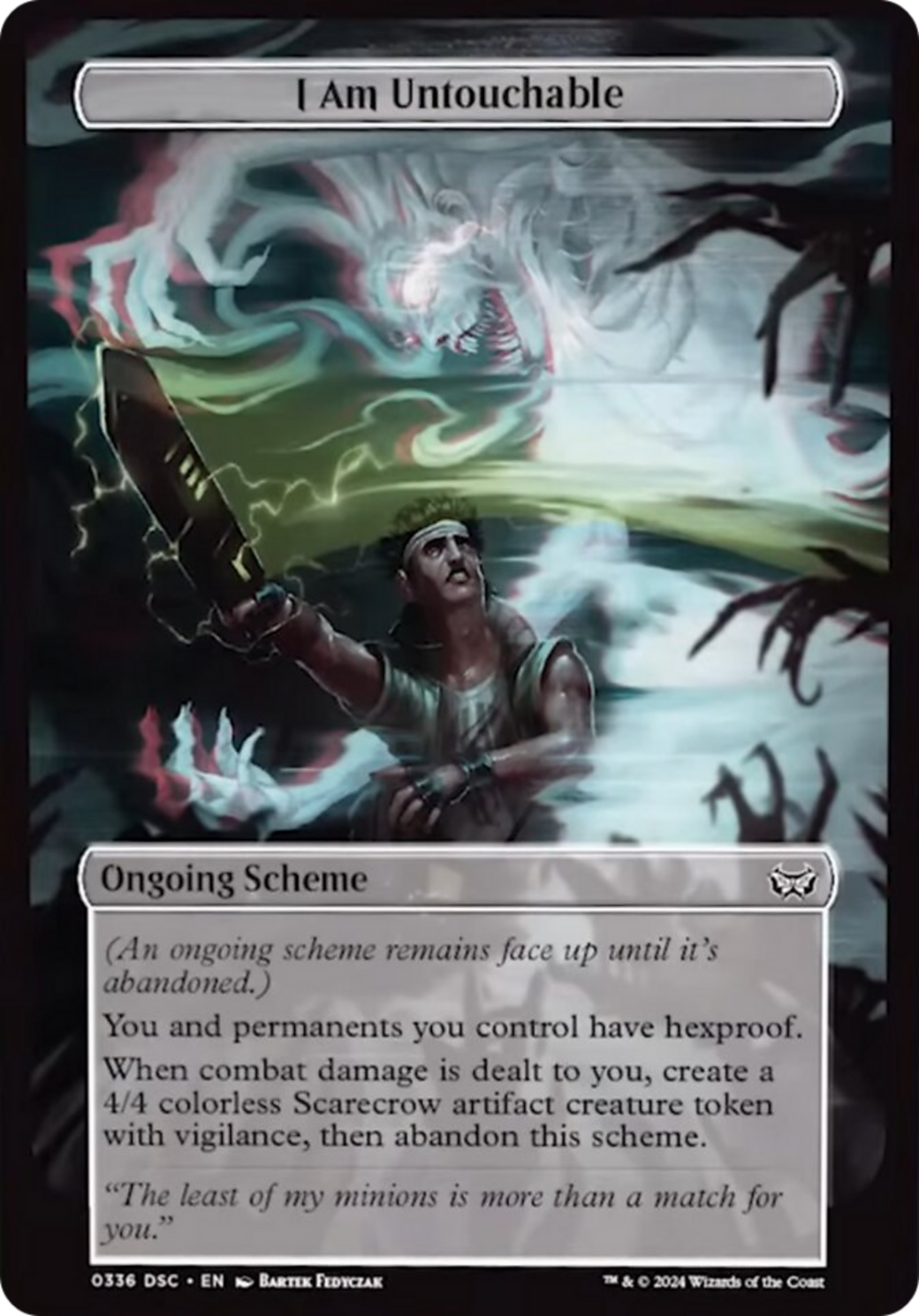 I Am Untouchable (Full Art) [Duskmourn: Archenemy] MTG Single Magic: The Gathering    | Red Claw Gaming