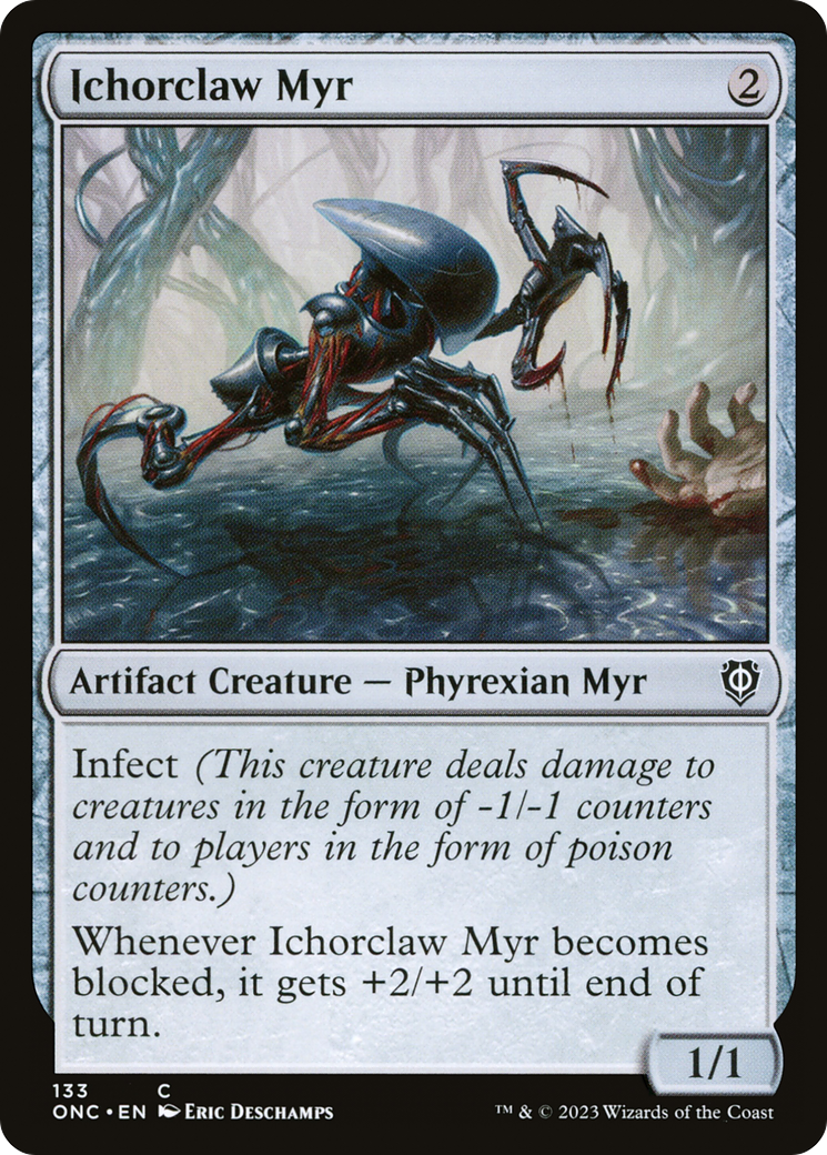 Ichorclaw Myr [Phyrexia: All Will Be One Commander] MTG Single Magic: The Gathering | Red Claw Gaming