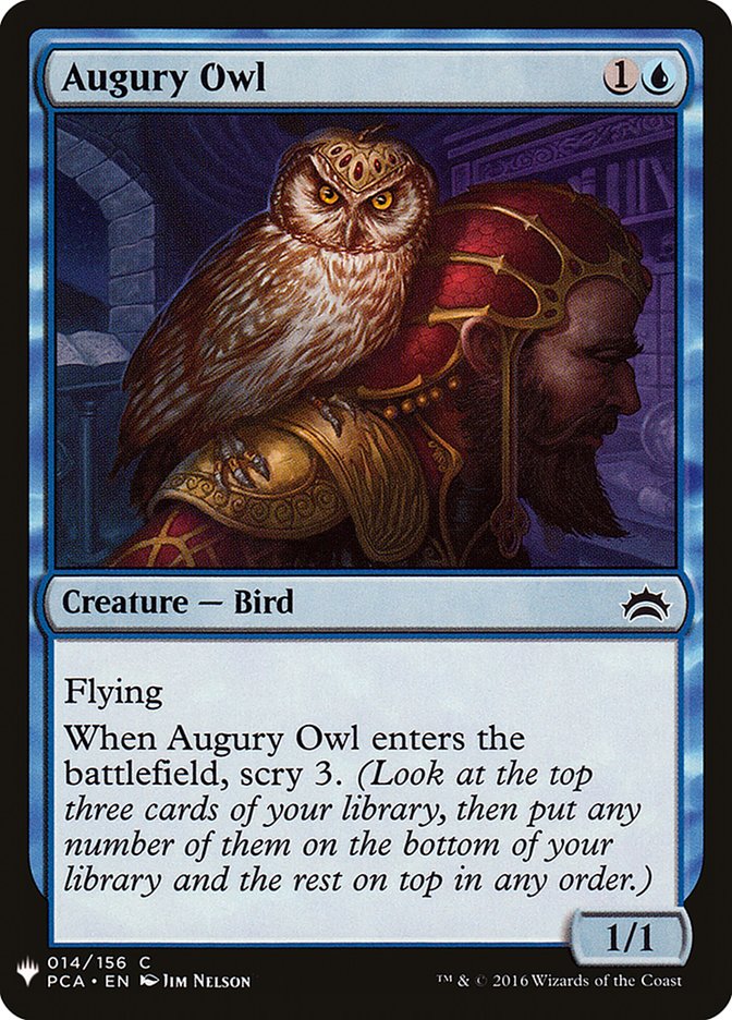 Augury Owl [Mystery Booster] MTG Single Magic: The Gathering    | Red Claw Gaming